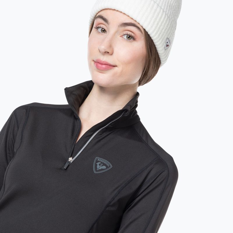 Women's Rossignol Classique 1/2 Zip thermal longsleeve black 4