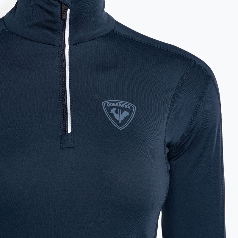 Women's thermal active sweatshirt Rossignol Classique 1/2 Zip dark navy 9
