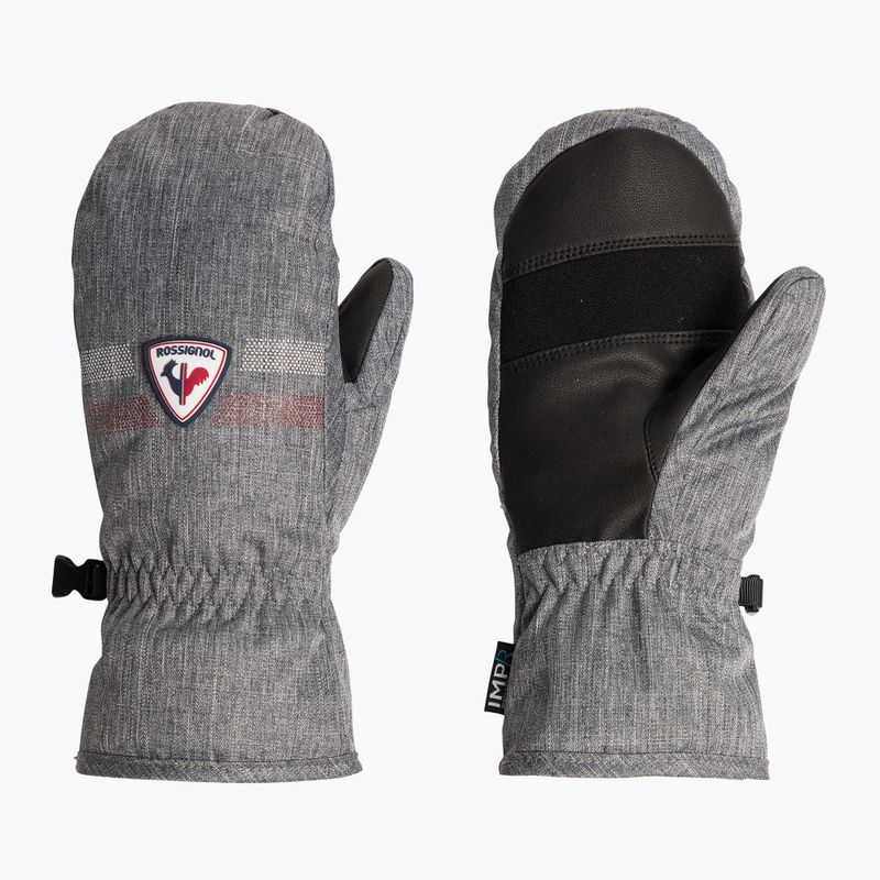 Rossignol Jr Roc Impr M heather grey children's ski gloves