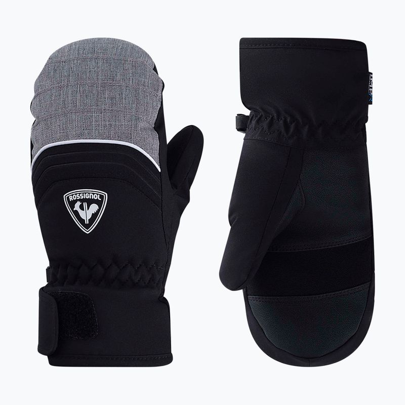 Rossignol Jr Tech Impr M heather grey children's ski glove