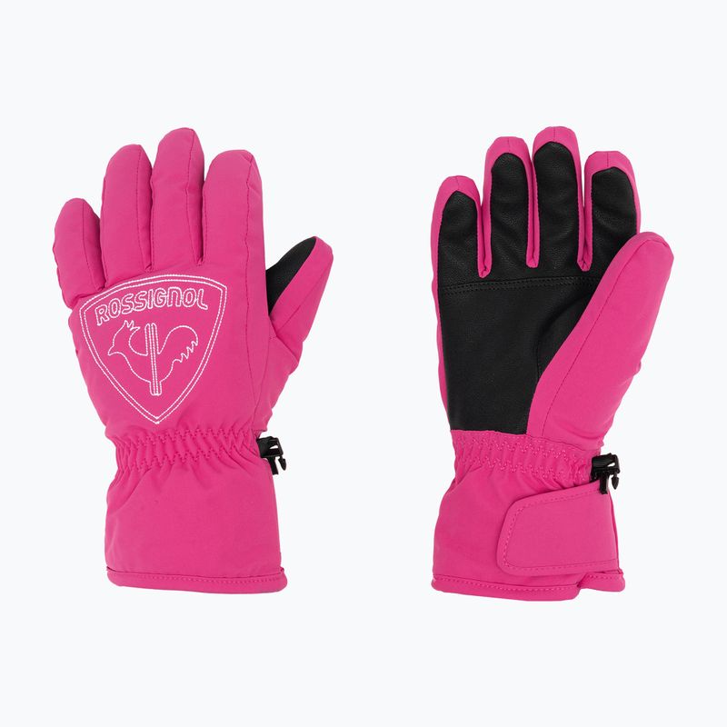 Rossignol Jr Rooster G orchid pink children's ski glove