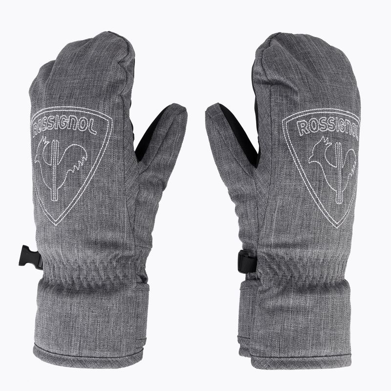 Rossignol Jr Rooster M heather grey children's ski gloves 2