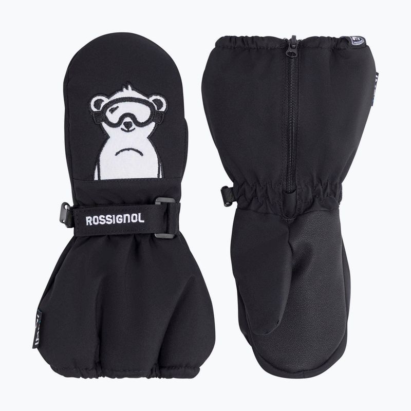 Rossignol Baby Impr M black winter gloves
