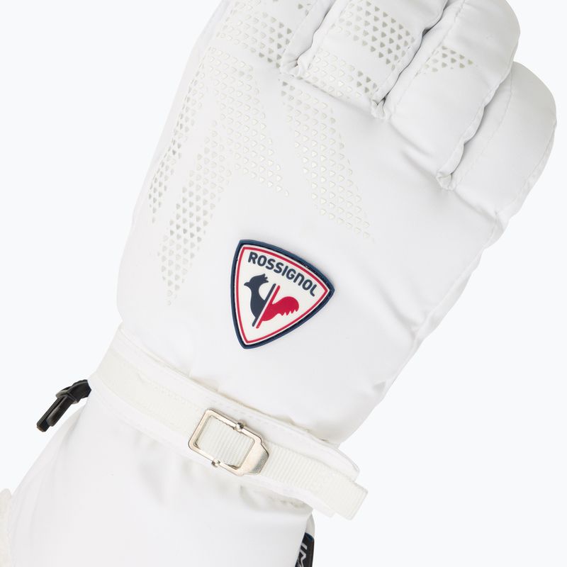 Women's ski glove Rossignol Romy Impr G white 4