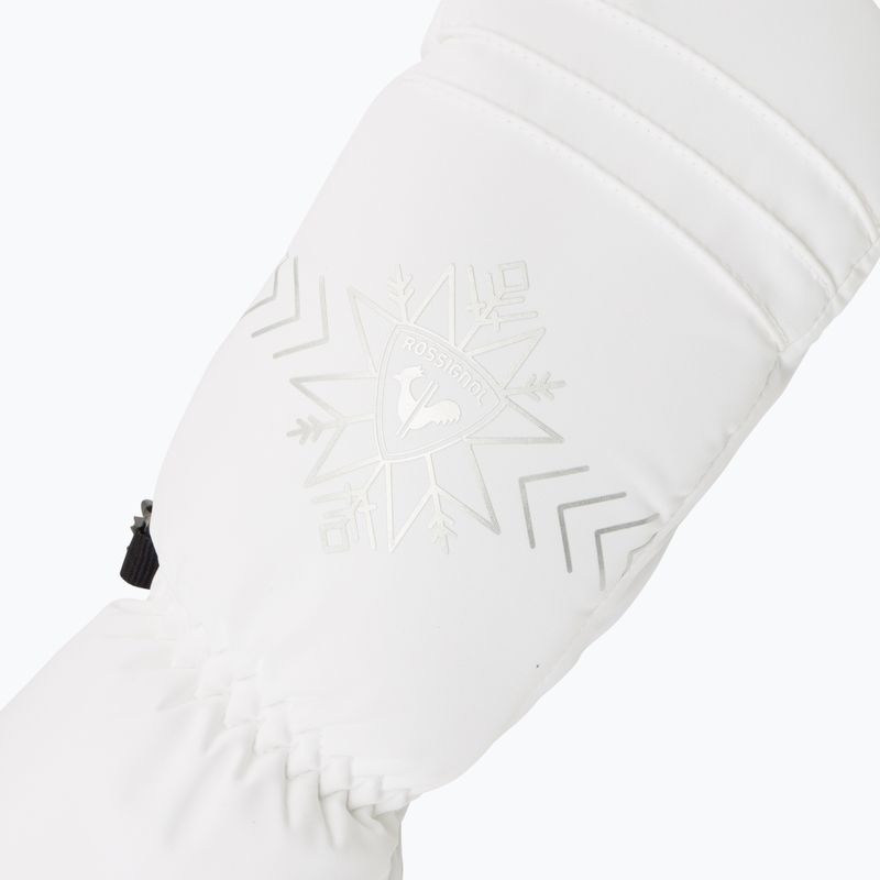 Women's ski glove Rossignol Perfy M white 4