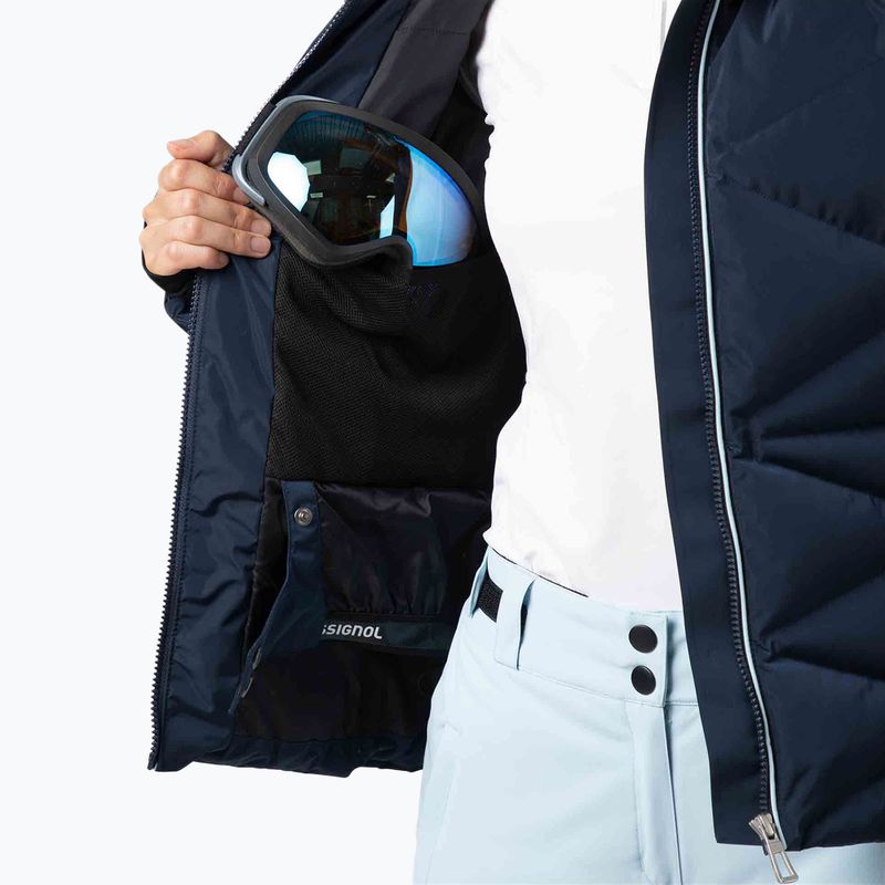 Women's ski jacket Rossignol Staci Pearly dark navy 14