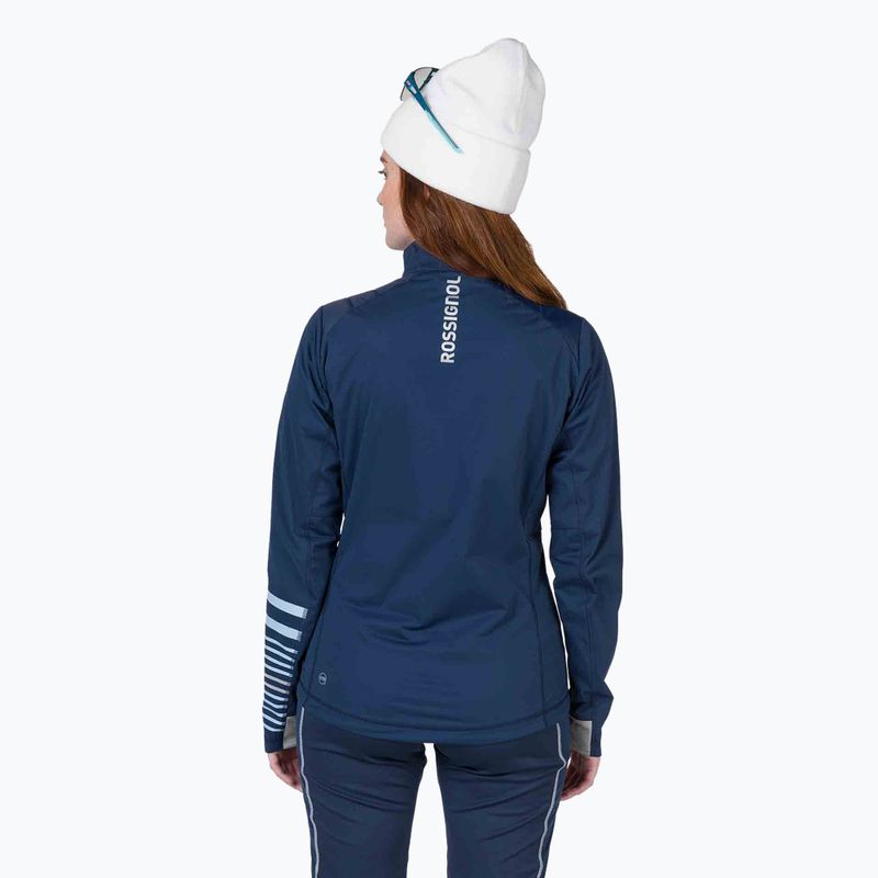 Rossignol Poursuite Warm dark navy women's hybrid jacket 3