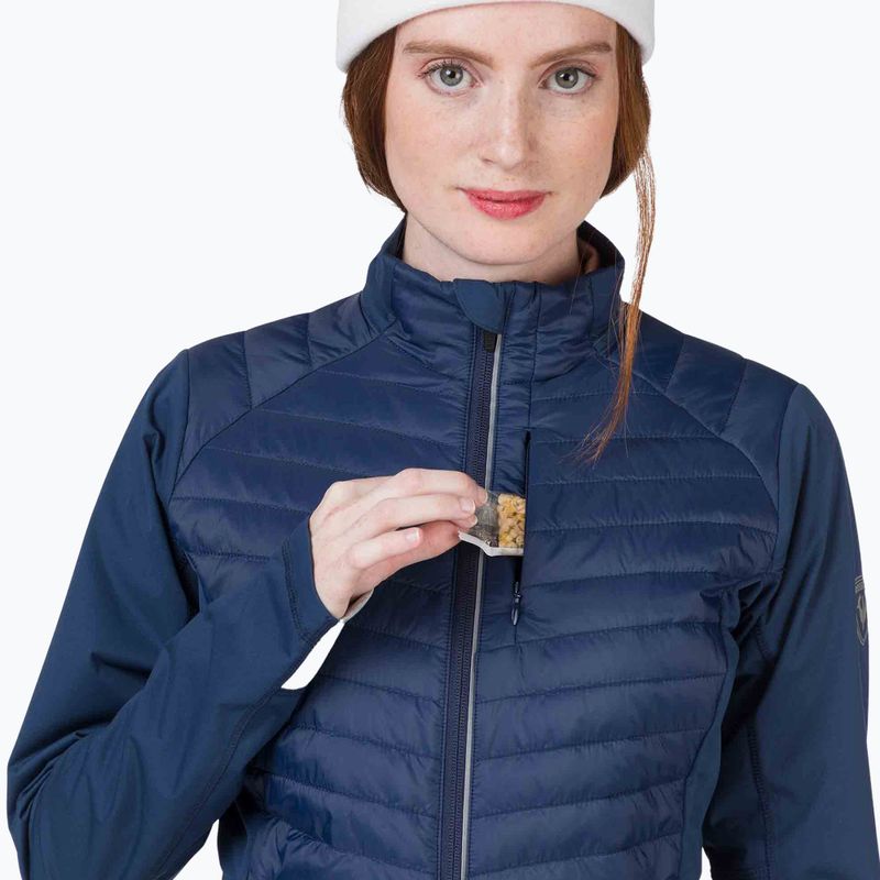 Rossignol Poursuite Warm dark navy women's hybrid jacket 4