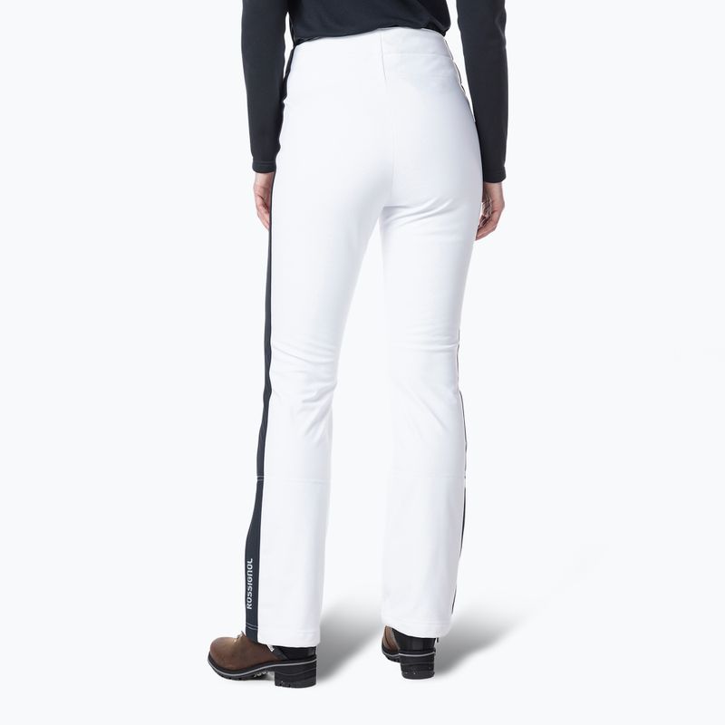 Women's Rossignol Resort Softshell ski trousers white 3