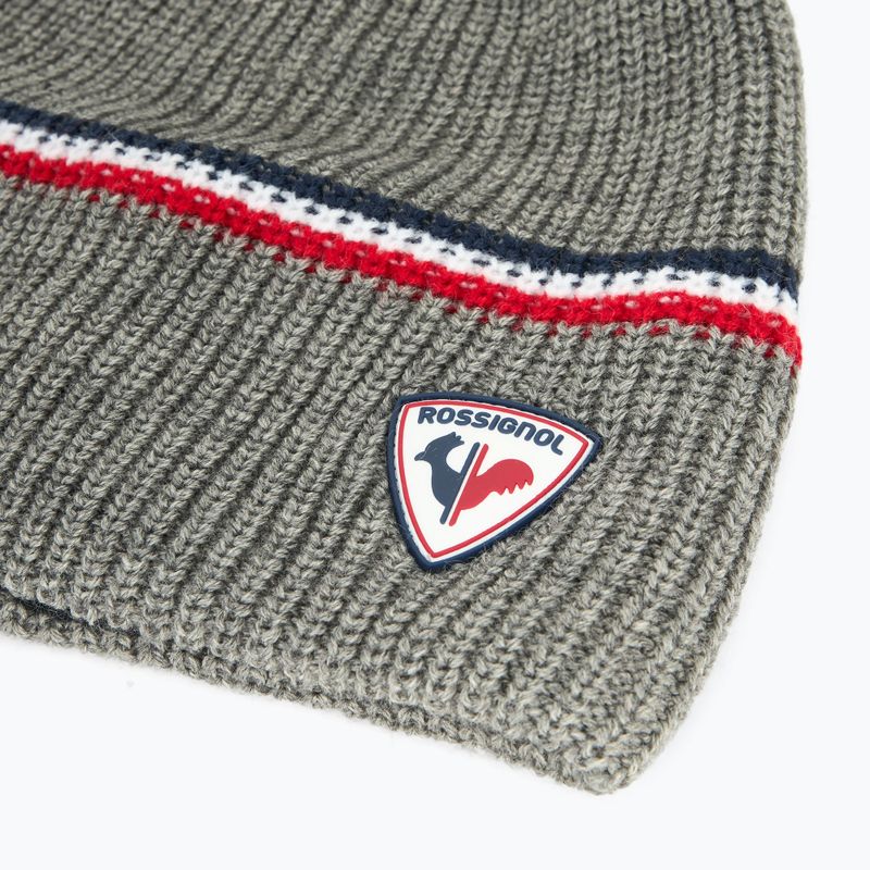 Men's winter hat Rossignol Ewan heather grey 3