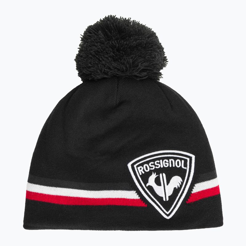 Rossignol Rooster Pompon black men's winter beanie 5