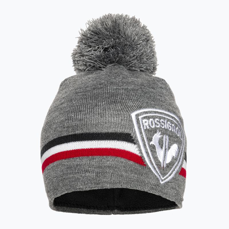 Men's Rossignol Rooster Pompon winter cap heather grey 2