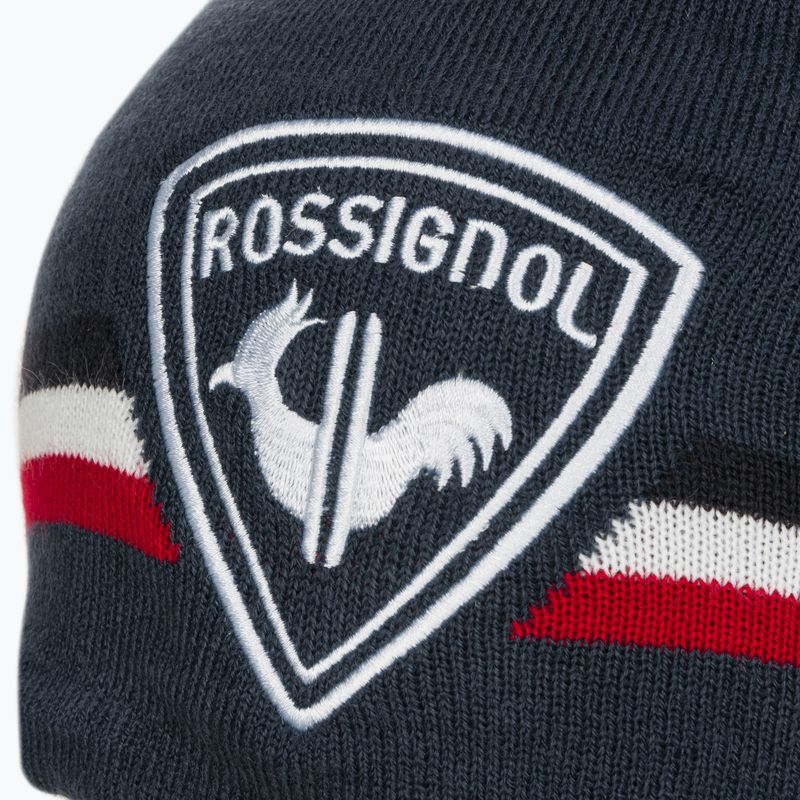 Rossignol Rooster Pompon men's winter cap dark navy 4