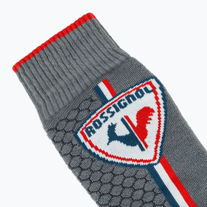 Men's ski socks Rossignol Strato heather grey 4
