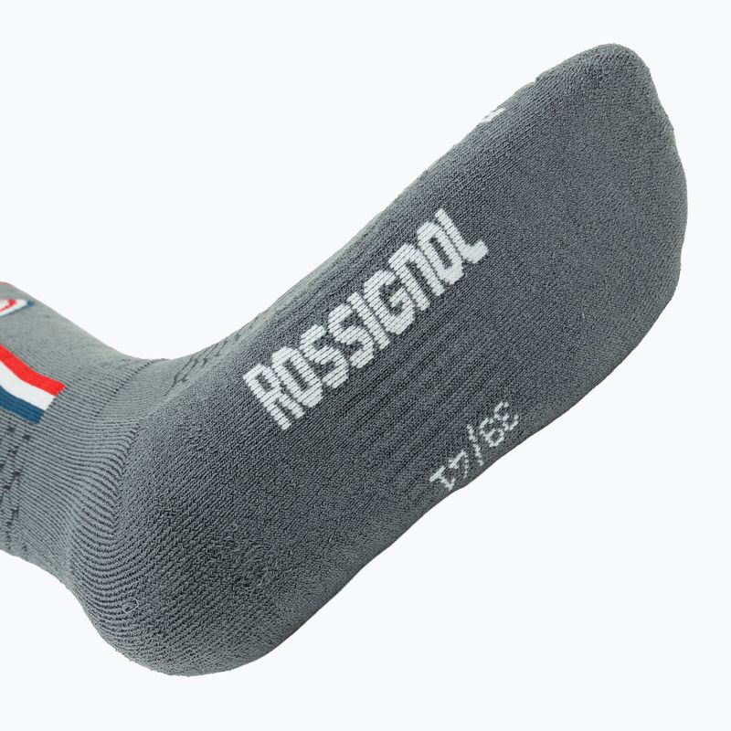 Men's ski socks Rossignol Strato heather grey 5