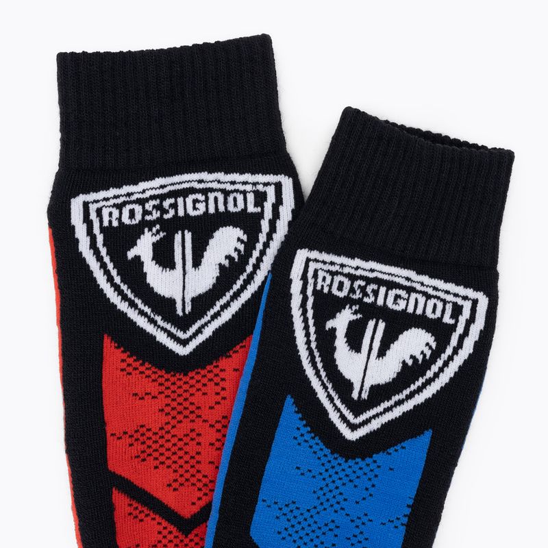 Rossignol L3 Jr Thermotech children's ski socks 2 pairs black 4