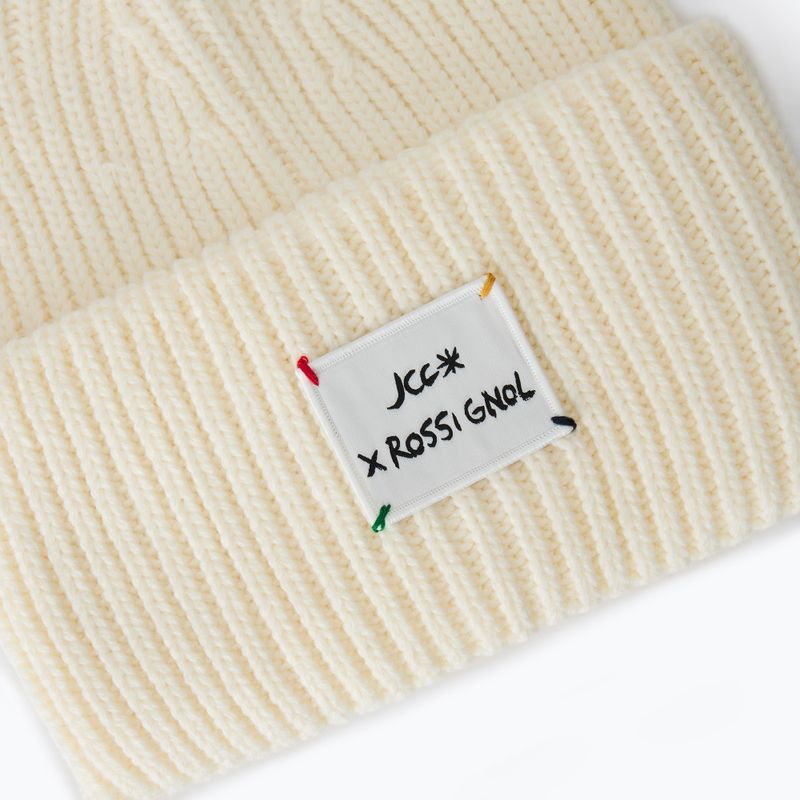 Women's winter beanie Rossignol Stellar white 3