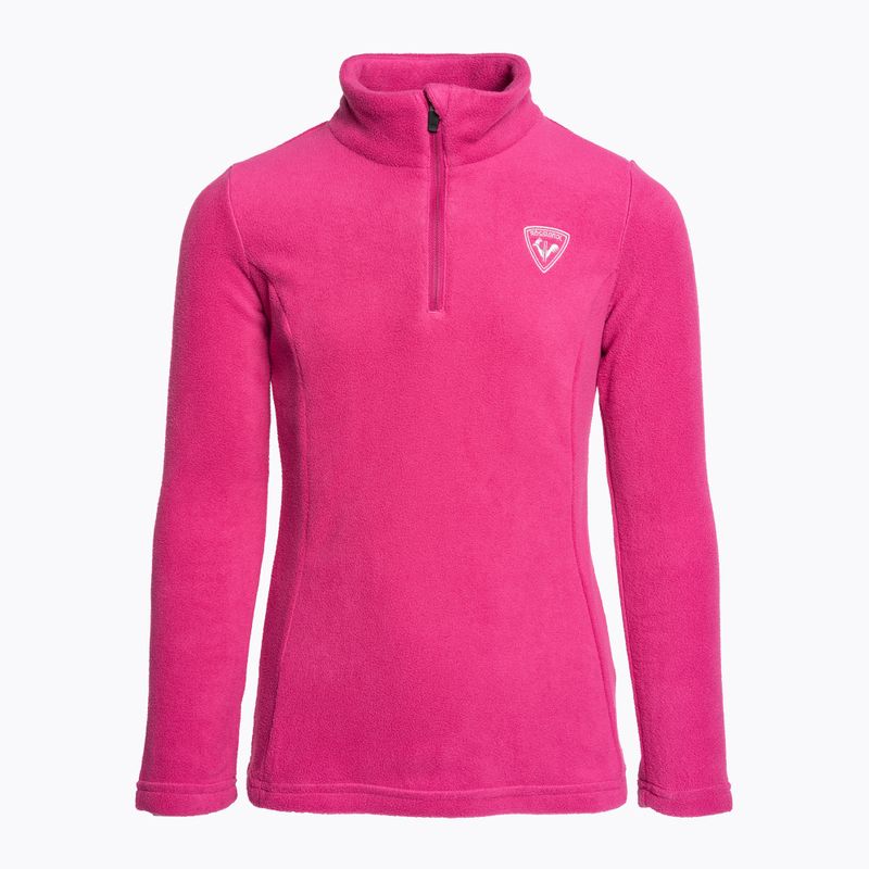 Rossignol Girl Fleece orchid pink children's ski sweatshirt 6