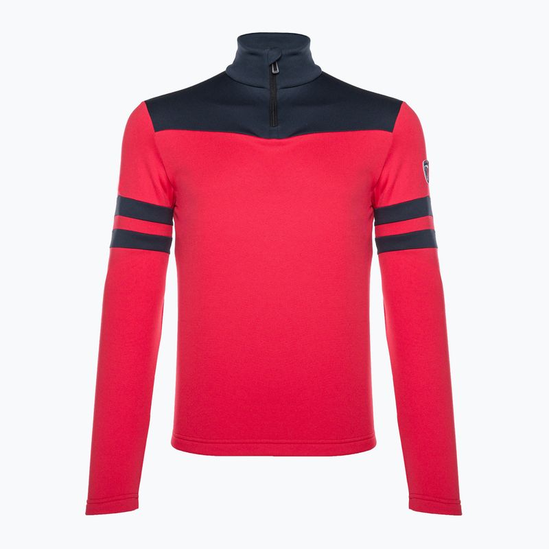 Men's thermal active sweatshirt Rossignol Resort 1/2 Zip sports red 7