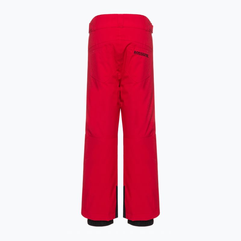 Rossignol Boy Ski sports red children's ski trousers 5