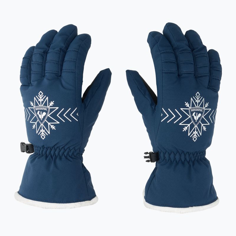 Women's ski gloves Rossignol Perfy G dark navy 3