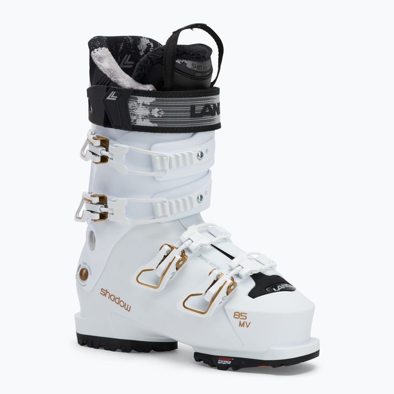 Women's ski boots Lange Shadow 85 W MV GW white/gold