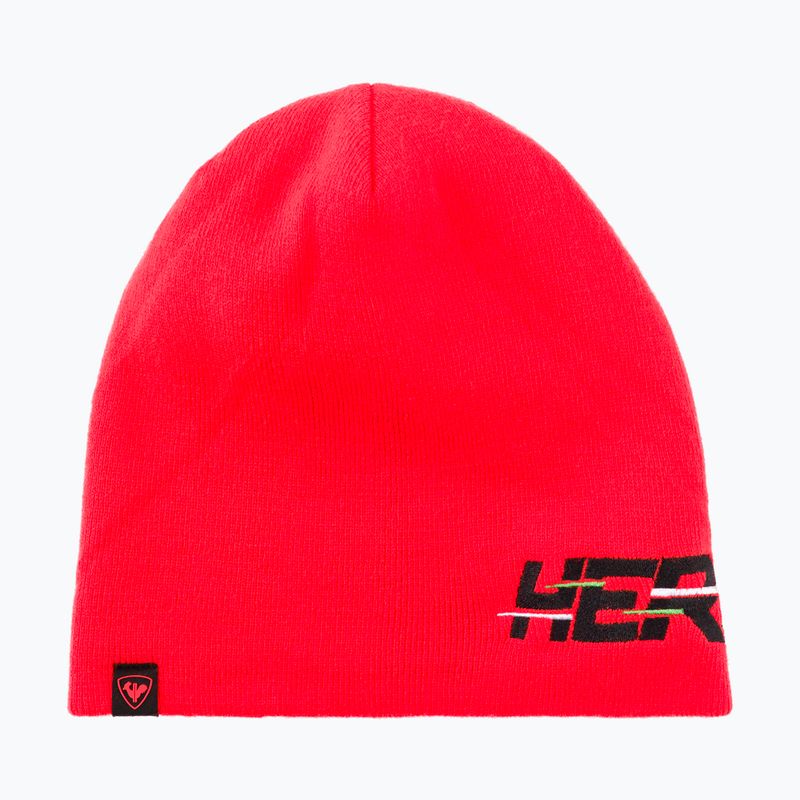Rossignol L3 Hero Reverse winter cap neon red