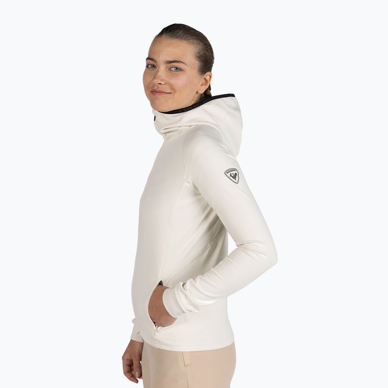 Women's sweatshirt Rossignol Mid Layer Thin Full Zip whitecap sand 4