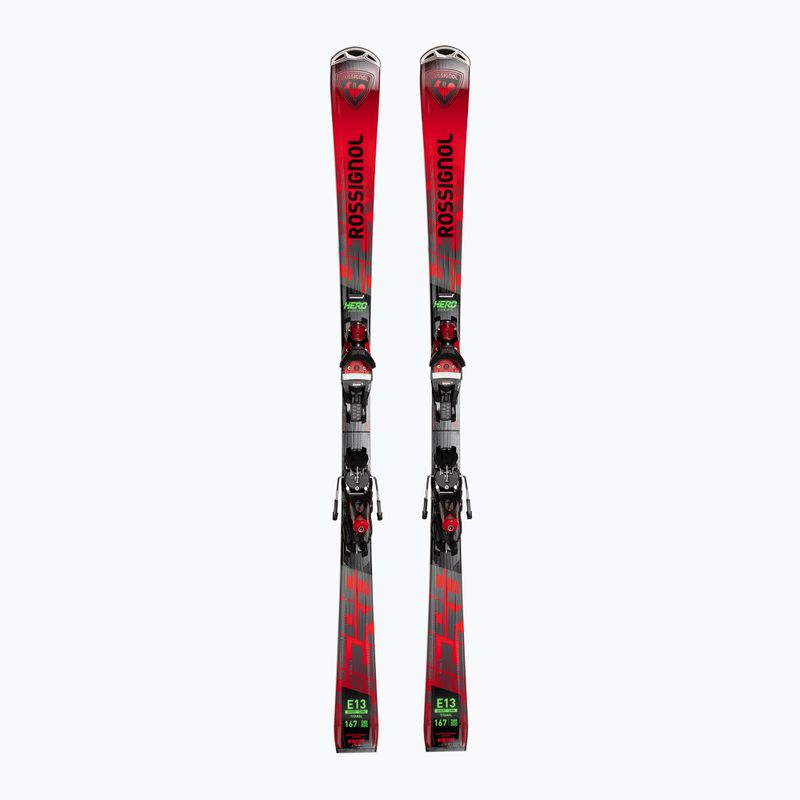 Rossignol Hero Elite ST TI K downhill ski + SPX14 bindings black/red