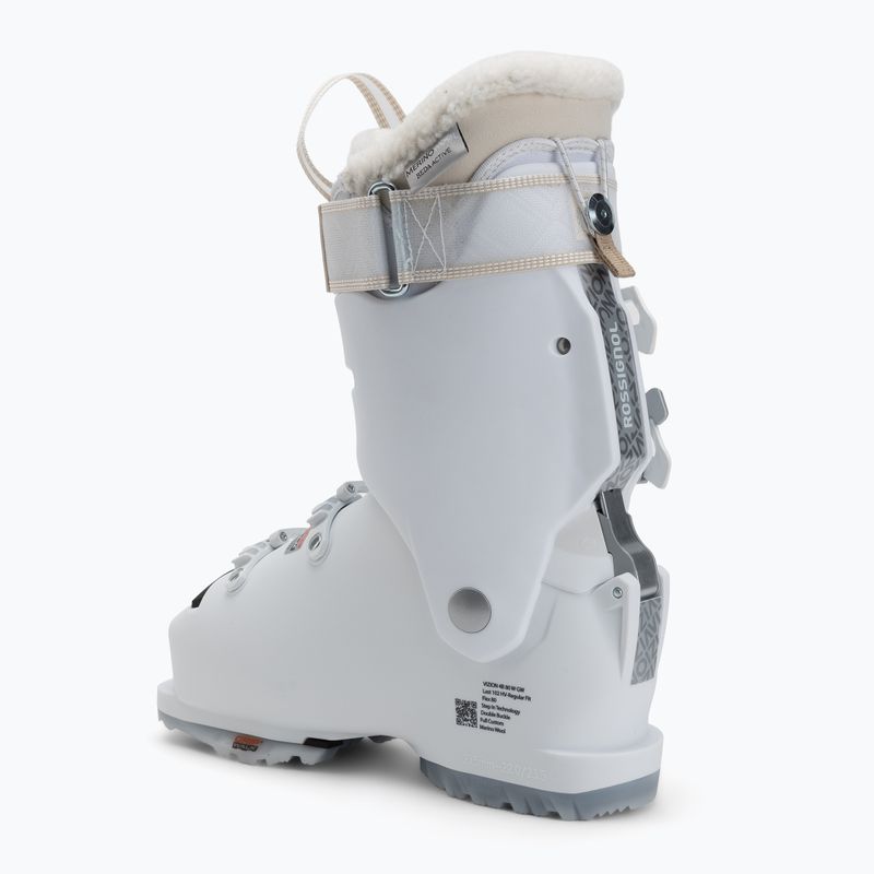Women's ski boots Rossignol Vizion 4B 80 GW W white 2