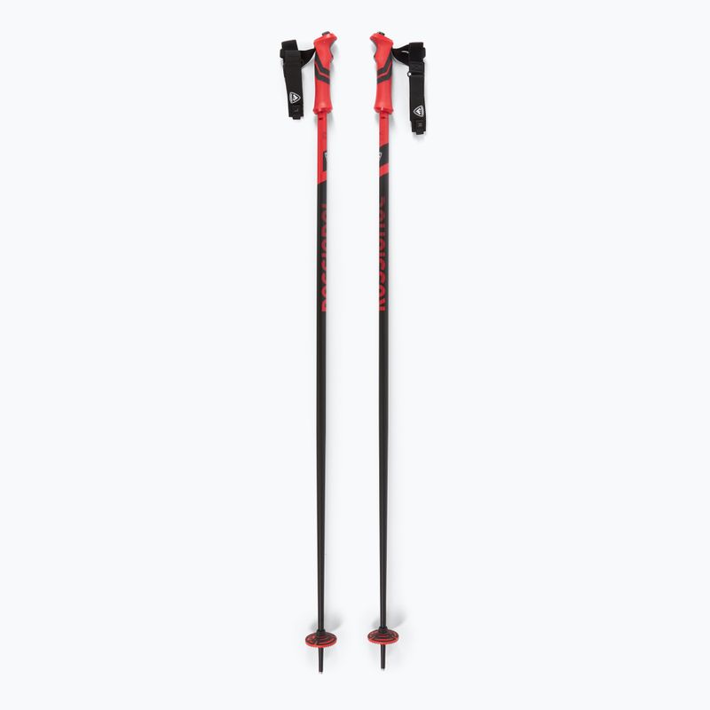 Rossignol Tactic Clip ski poles black/red