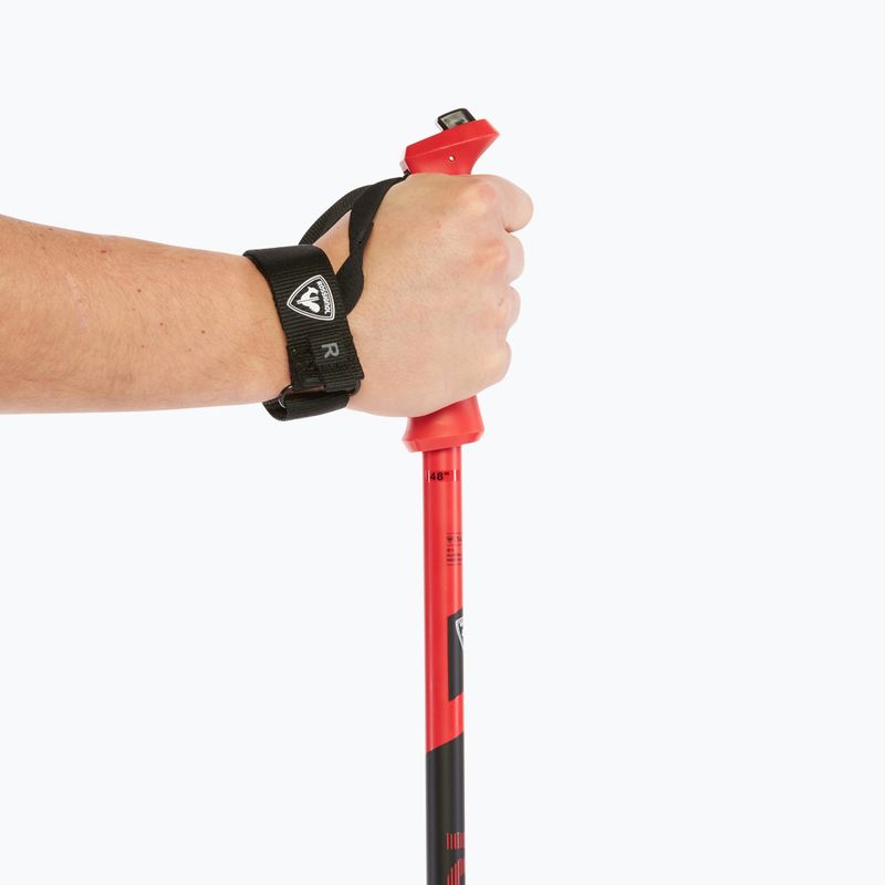 Rossignol Tactic Clip ski poles black/red 6