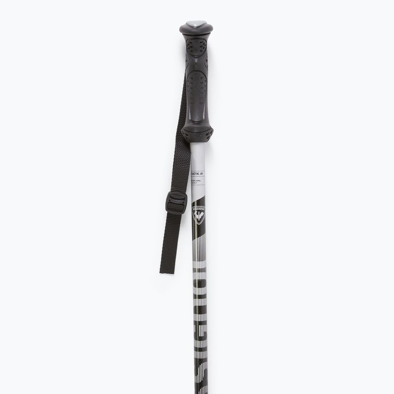 Rossignol Tactic lime children's ski poles 2