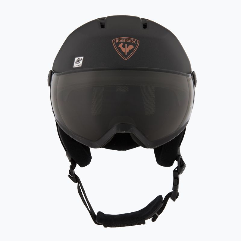 Rossignol Fit Visor Impacts Ski Helmet Photo black 2