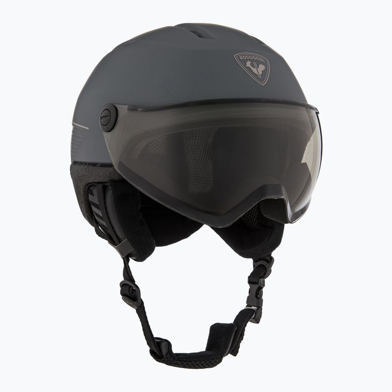 Rossignol Fit Visor Impacts Ski Helmet Photo grey