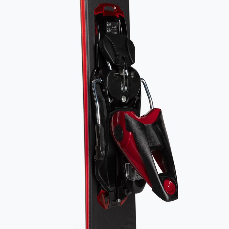Women's downhill ski Rossignol Nova 14 K + bindings NX12 matte black/metallic black 4