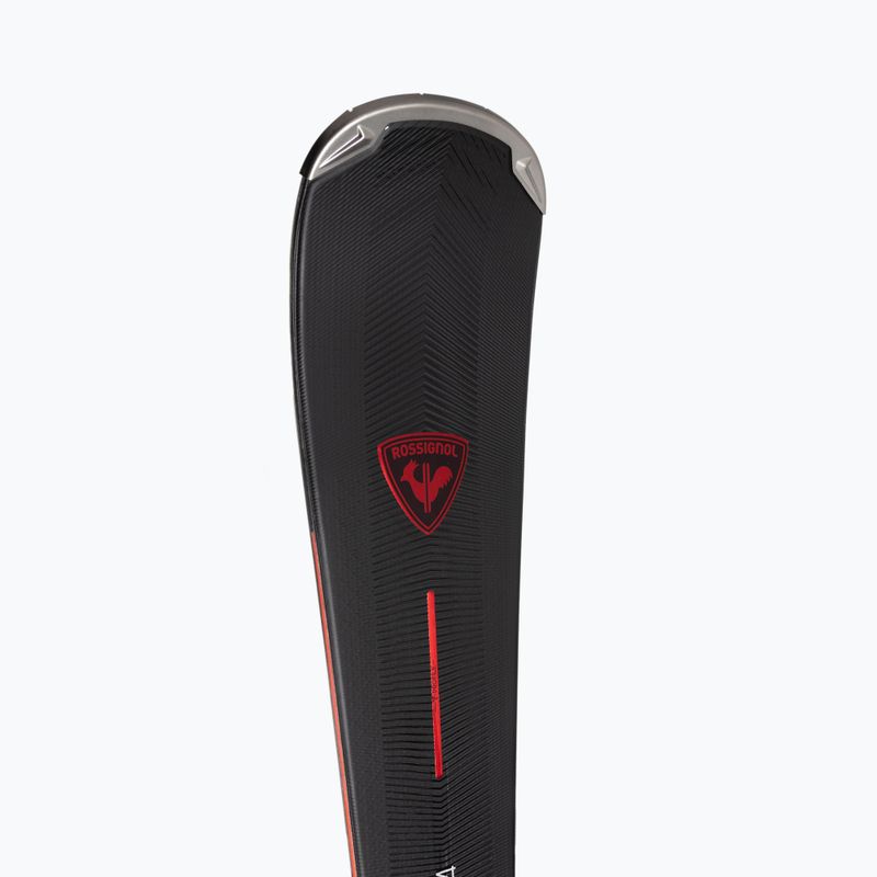 Women's downhill ski Rossignol Nova 14 K + bindings NX12 matte black/metallic black 6