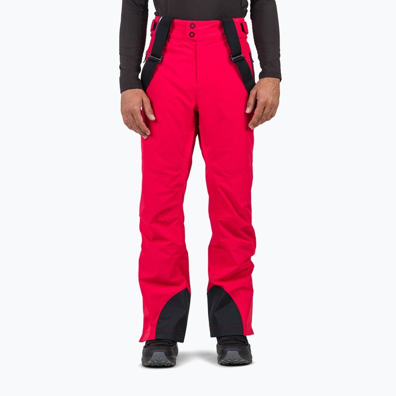 Men's Rossignol Diretta sports ski trousers red