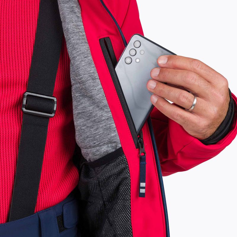 Men's ski jacket Rossignol Cieloalto Jkt sports red 13