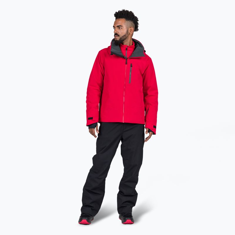 Rossignol Blackside sports red men's ski jacket 2