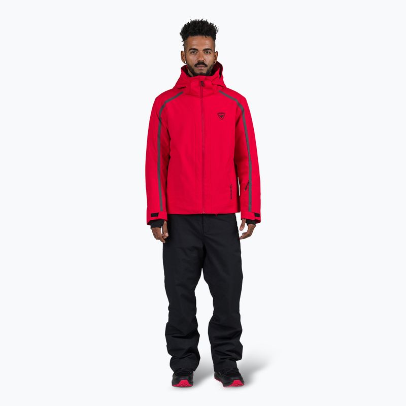 Rossignol Saluver sports red men's ski jacket 2