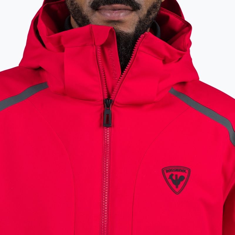 Rossignol Saluver sports red men's ski jacket 6