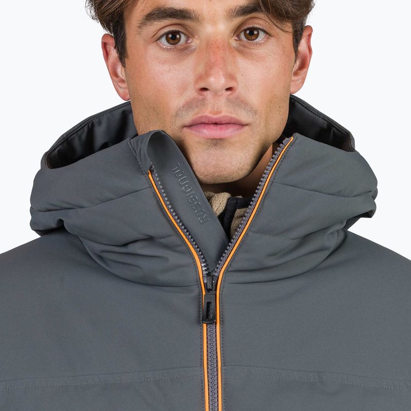 Men's ski jacket Rossignol Siz onyx grey 7
