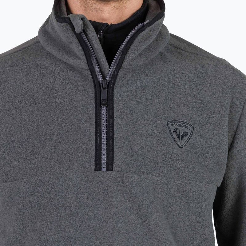 Men's Rossignol Strawpile Fleece Sweatshirt Hz onyx grey 5