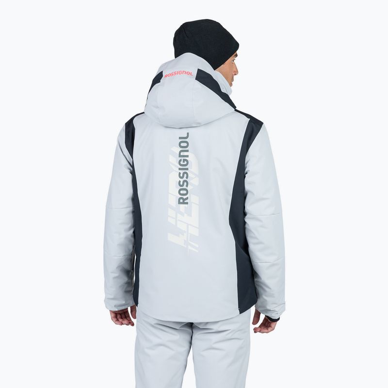 Rossignol Hero Velika soft grey men's ski jacket 3