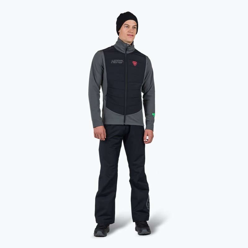 Men's Rossignol New Hero Classique Hybrid Clim jacket onyx grey 2