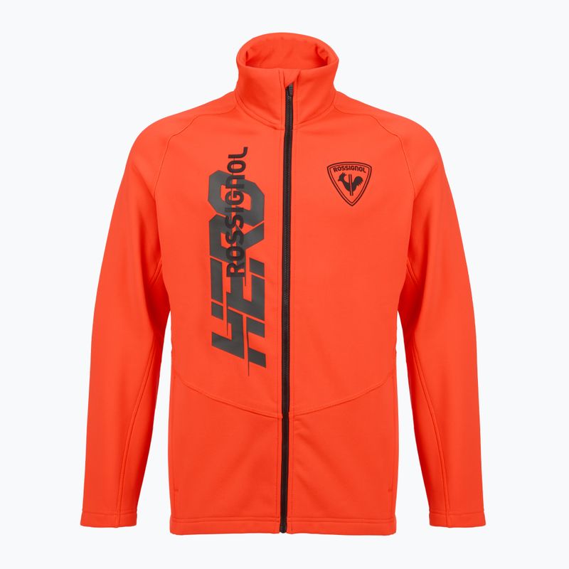 Men's Rossignol New Hero Classique Clim sweatshirt neon red 6