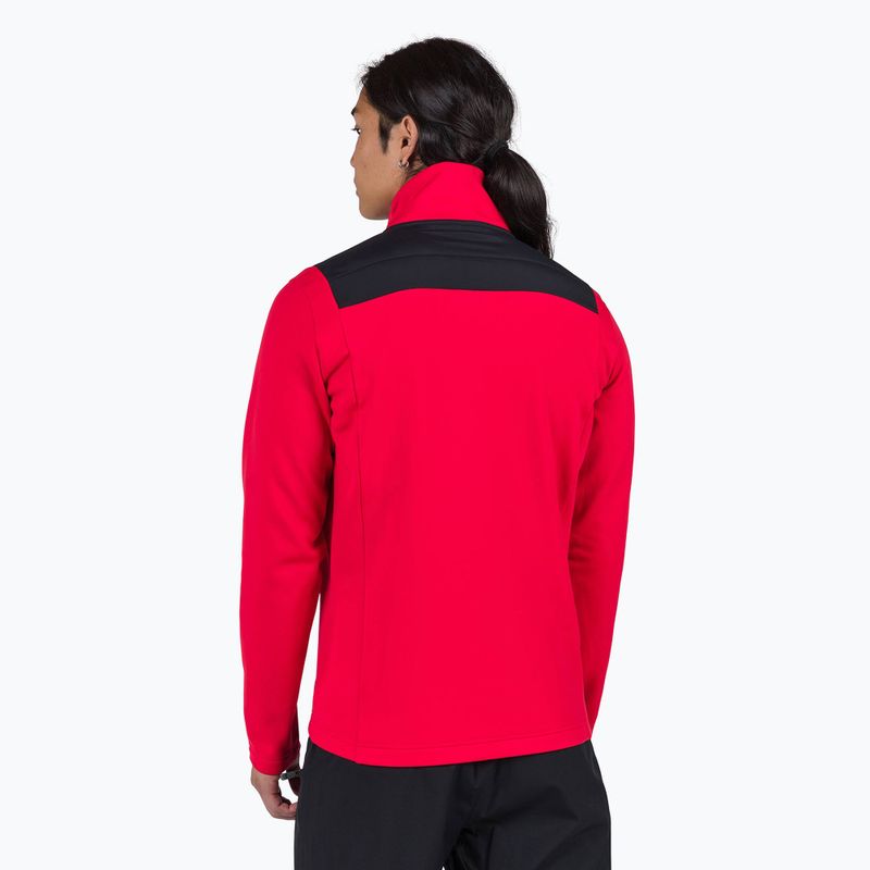 Men's Rossignol Classique Hybrid Clim Fz sports red jacket 3