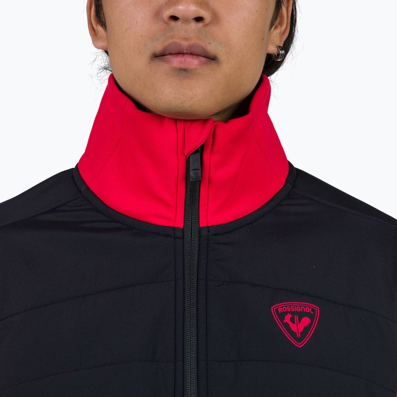 Men's Rossignol Classique Hybrid Clim Fz sports red jacket 4