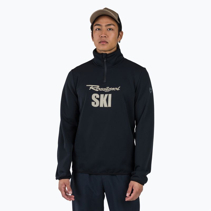 Rossignol Signature Ski Hz Fleece men's sweatshirt black